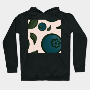 blueberry pattern Hoodie